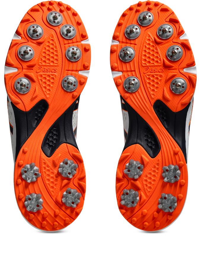 Asics Mens Quick Single Cricket Shoe - White/Midnight