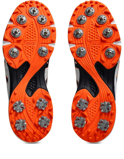 Asics Mens Quick Single Cricket Shoe - White/Midnight