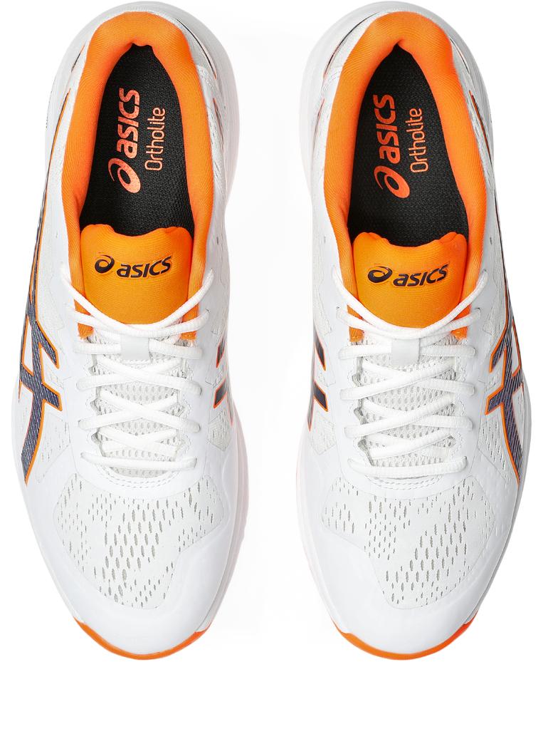 Asics Mens Quick Single Cricket Shoe - White/Midnight