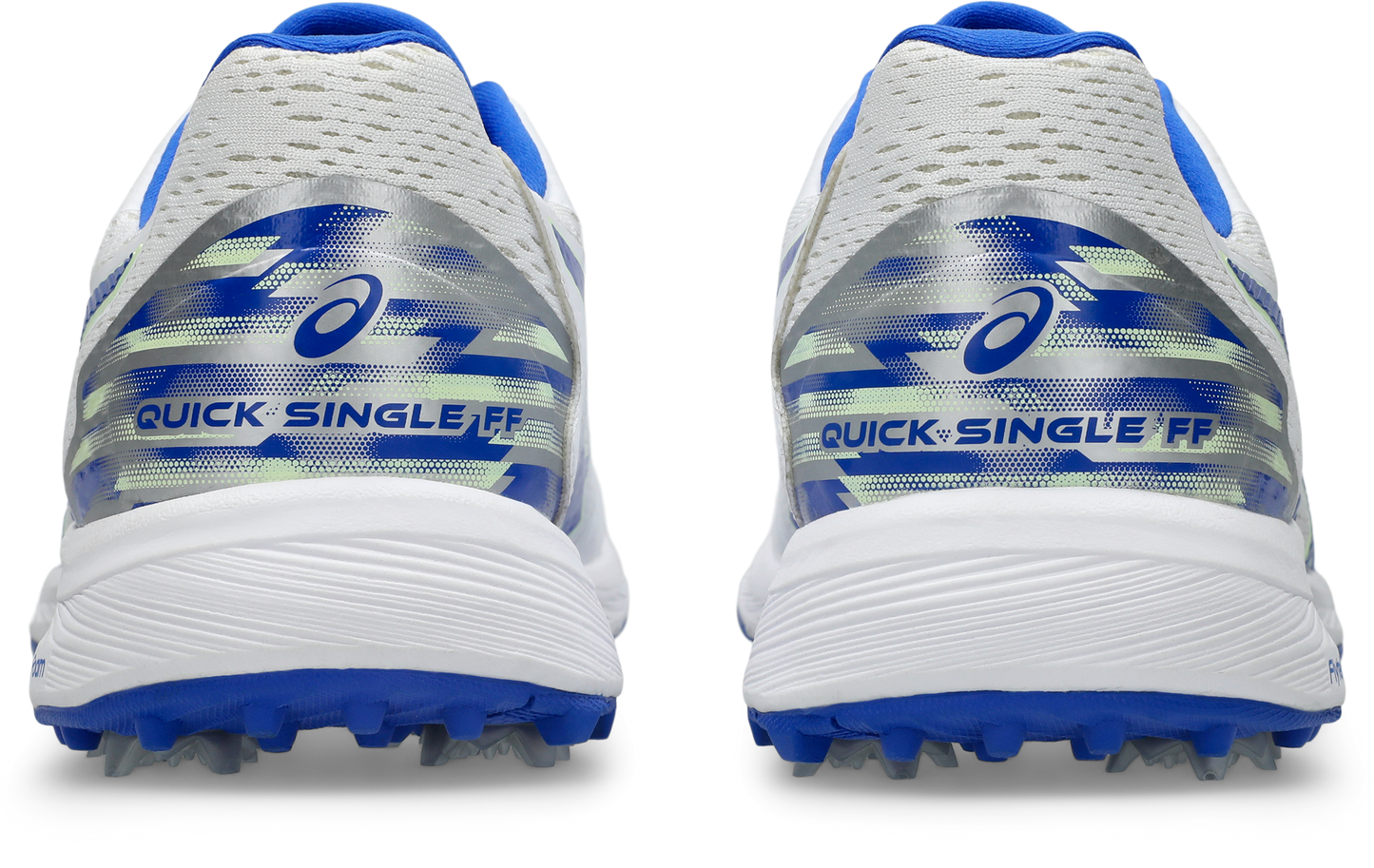 Asics Mens Quick Single - White/Neon Blue