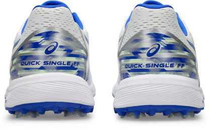 Asics Mens Quick Single - White/Neon Blue