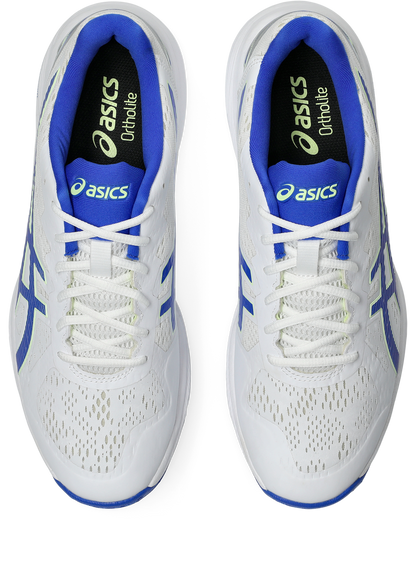 Asics Mens Quick Single - White/Neon Blue