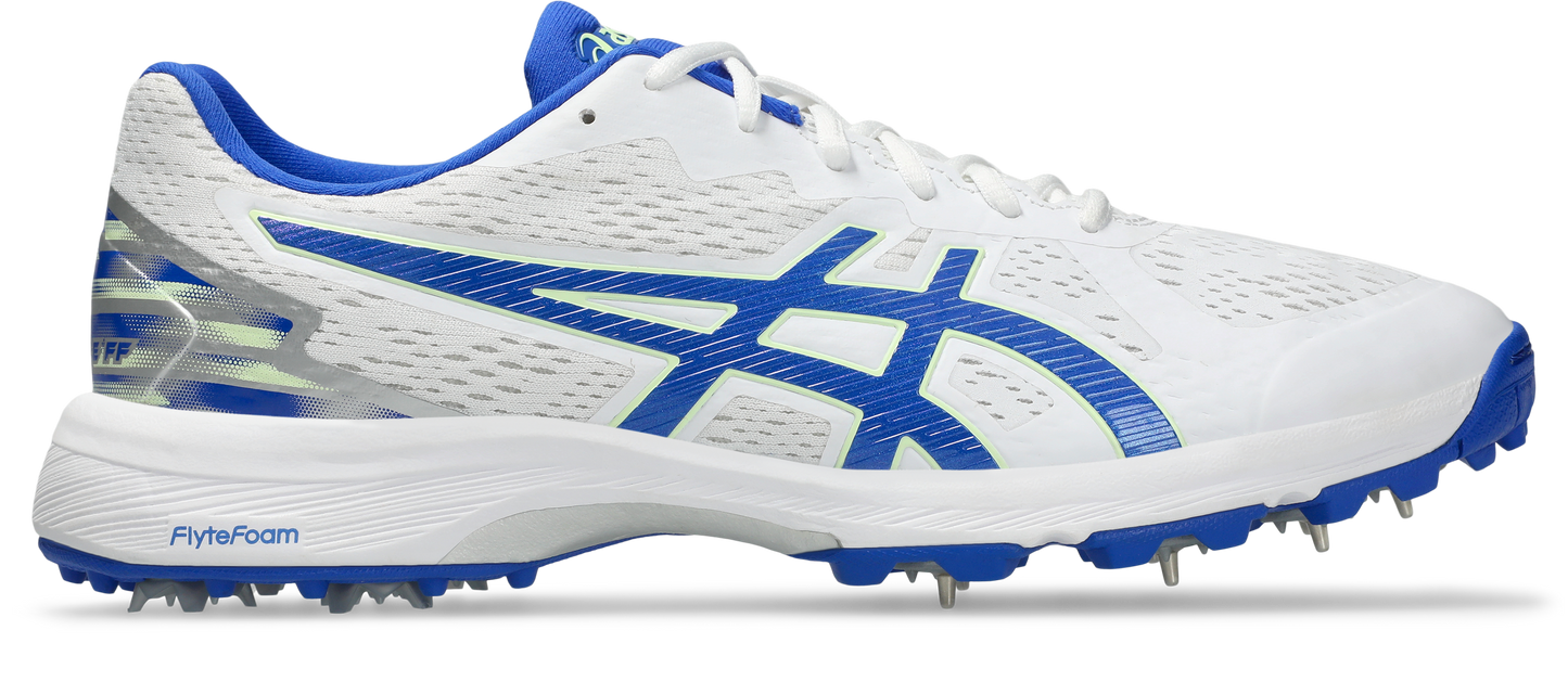 Asics Mens Quick Single - White/Neon Blue