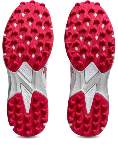 Asics Womens Field Ultimate FF Turf and Hockey Shoe - White/Bright Rose