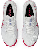 Asics Womens Field Ultimate FF Turf and Hockey Shoe - White/Bright Rose