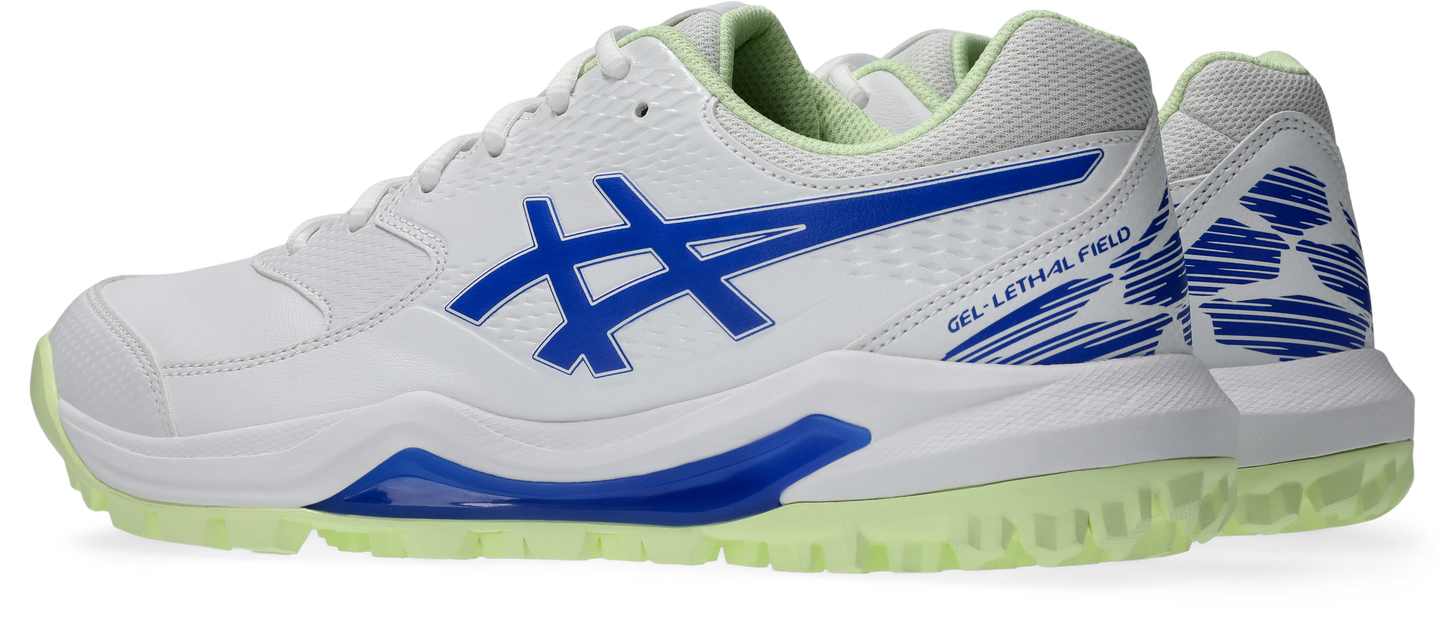 Asics Unisex Gel Lethal Field 2 - White/Neon Blue