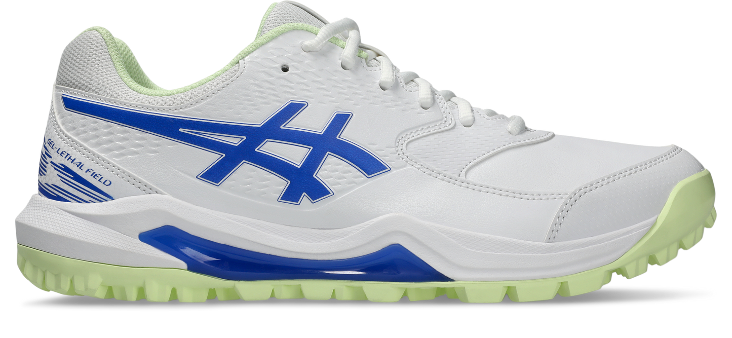 Asics Unisex Gel Lethal Field 2 - White/Neon Blue