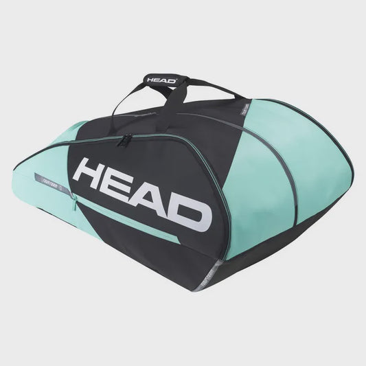 Head Tour Team 12R Monstercombi  Racket Bag - Black/Mint