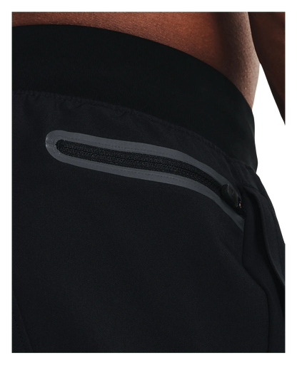 Under Armour Mens Unstoppable Tapered Pant - Black/Pitch Gray