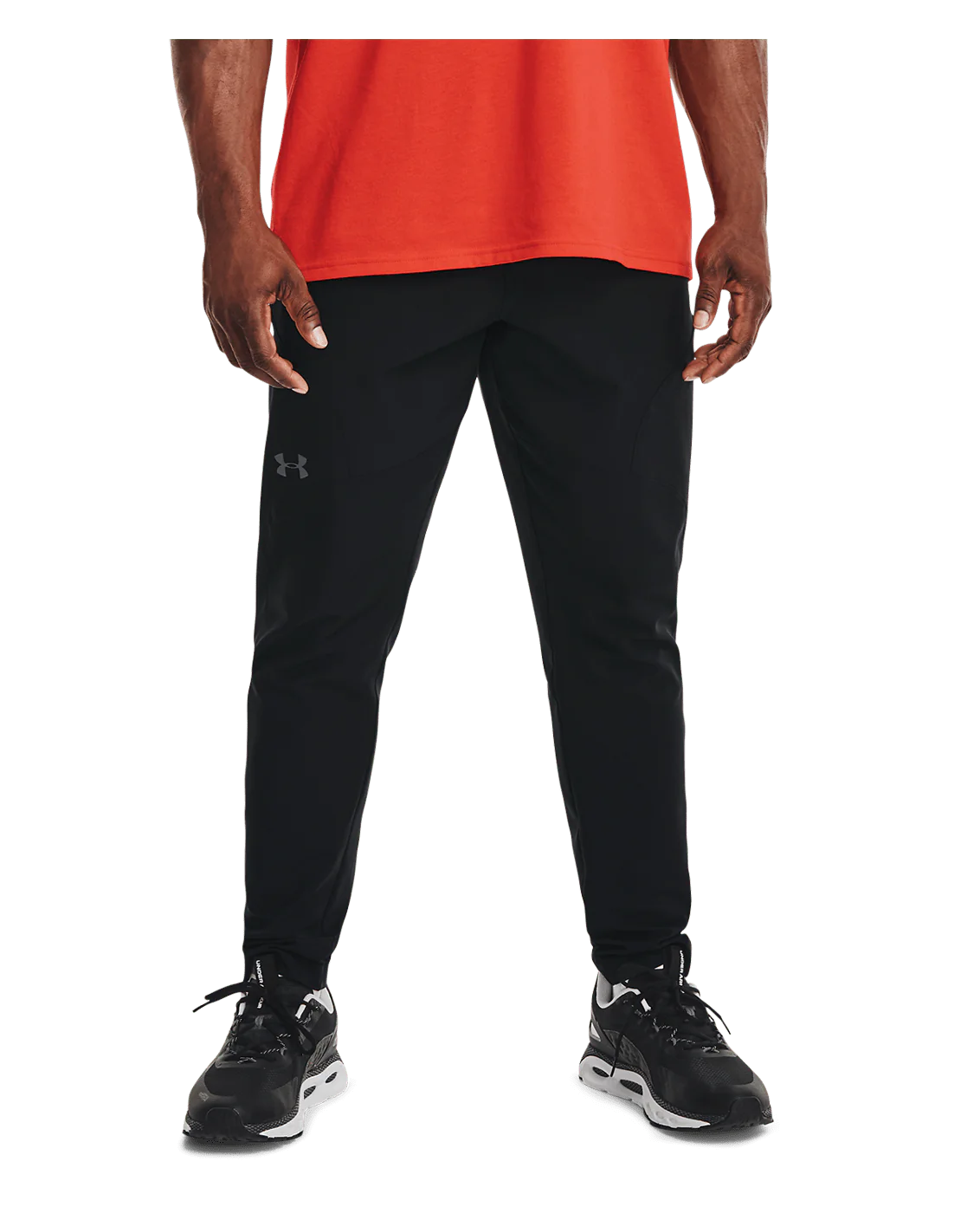 Under Armour Mens Unstoppable Tapered Pant - Black/Pitch Gray