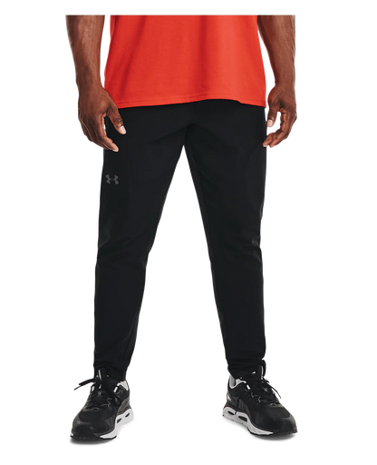 Under Armour Mens Unstoppable Tapered Pant - Black/Pitch Gray