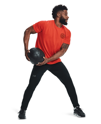 Under Armour Mens Unstoppable Tapered Pant - Black/Pitch Gray