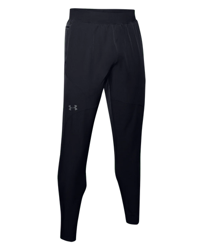Under Armour Mens Unstoppable Tapered Pant - Black/Pitch Gray
