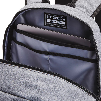 Under Armour Unisex Hustle Sport Backpack - Pitch Gray/Medium Heather/Black