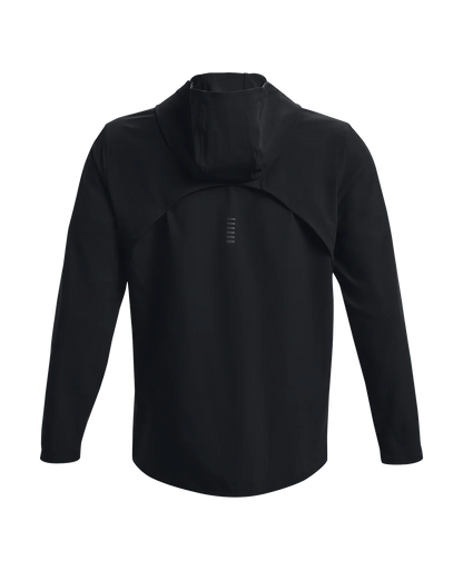 Under Armour Mens Outrun The Storm Jacket - Black/Jet Gray/Reflective