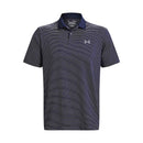 Under Armour Men's Perfomance 3.0 Stripe Polo - Midnight Navy/White/Pitch Grey