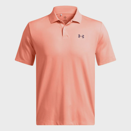 Under Armour Mens Performance Polo 3.0 - Flare Orange/Midnight Navy