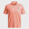 Under armour Mens Performance Polo 3.0 - Flare Orange/Midnight Navy