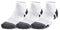 Under Armour Unisex Performance Tech Socks 3Pk Low - White/White/Jet Gray