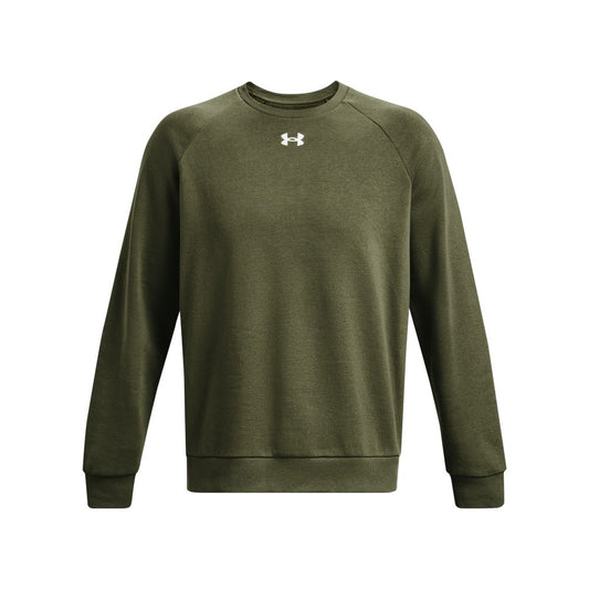 Under Armour Men's Rival Fleece Crew - MarineODGreen/White