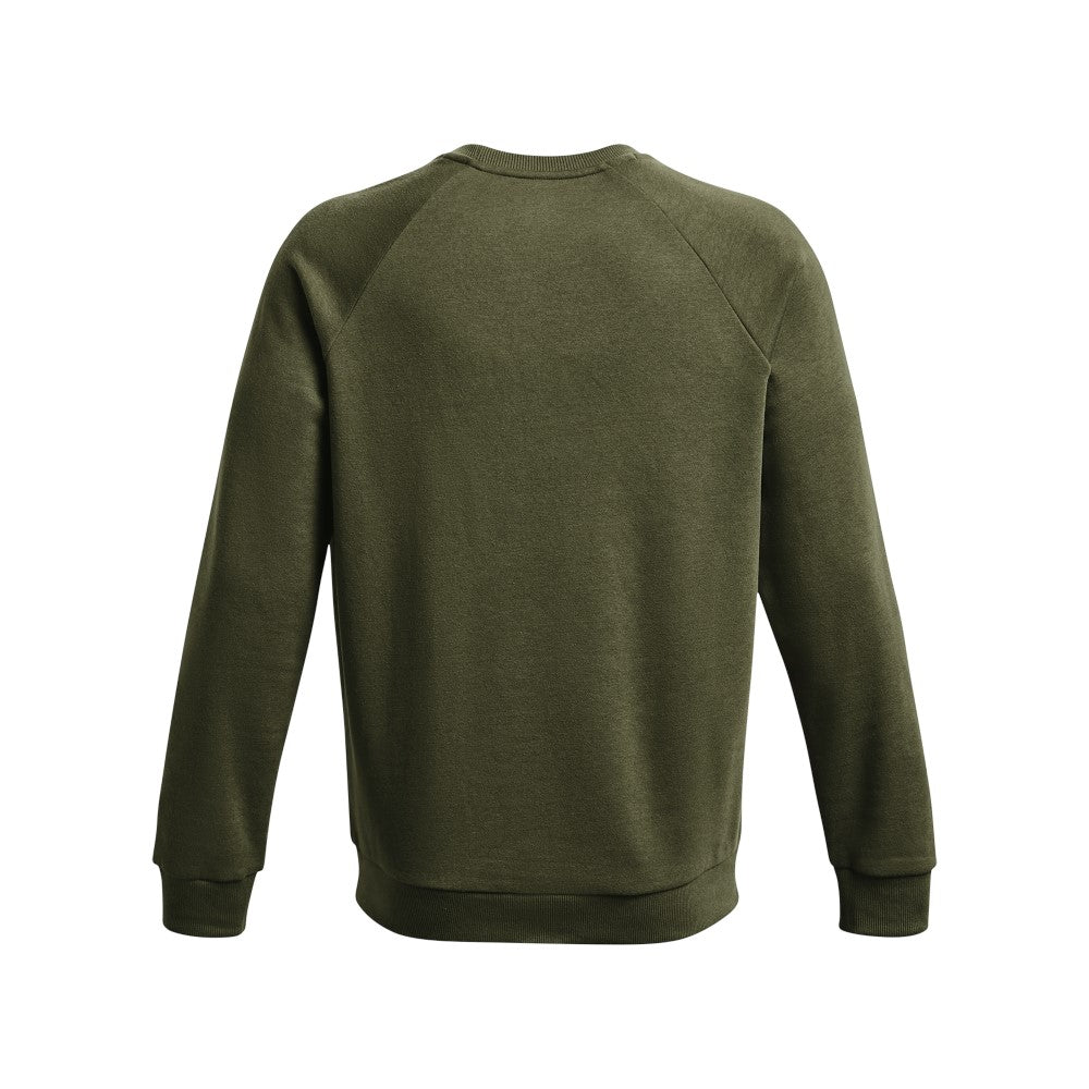 Under Armour Men's Rival Fleece Crew - MarineODGreen/White