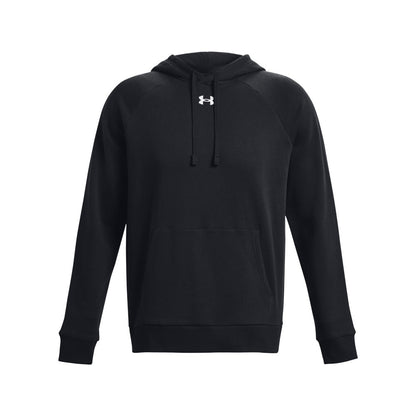 Under Armour Mens Rival Fleece Hoodie - Black/Wham