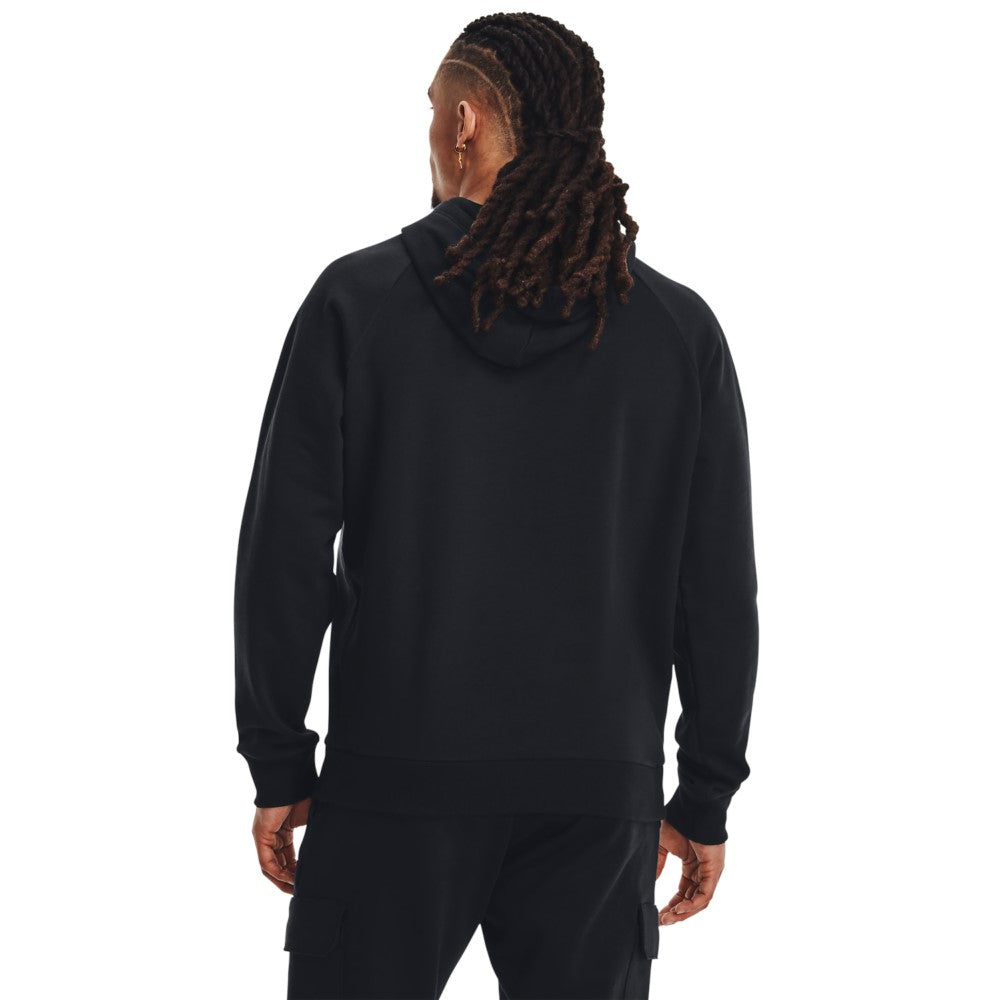 Under Armour Mens Rival Fleece Hoodie - Black/Wham