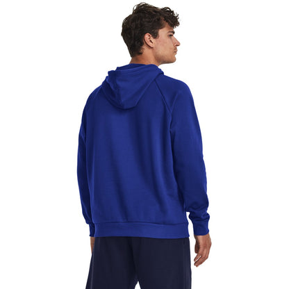 Under Armour Mens Rival Fleece Hoodie - Royal/White