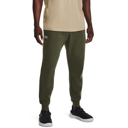 Under Armour Mens Rival Fleece Jogger - MarineODGreen/White