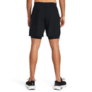 Under Armour Mens Launch 7" 2-IN-1 Shorts - Black