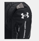 Under Armour Unisex Hustle 6.0 Backpack - Black/White