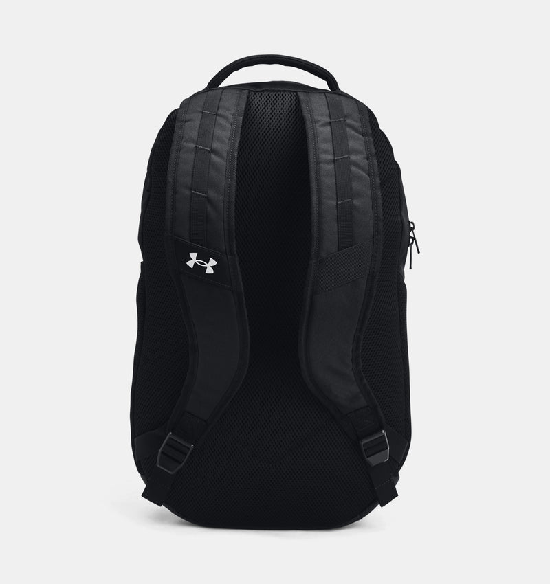 Under Armour Unisex Hustle 6.0 Backpack - Black/White