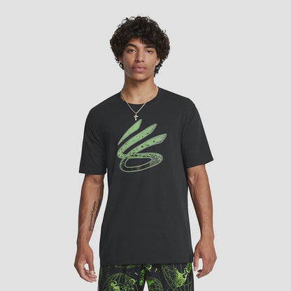 Under Armour Mens Curry Logo Trend Tee - Black