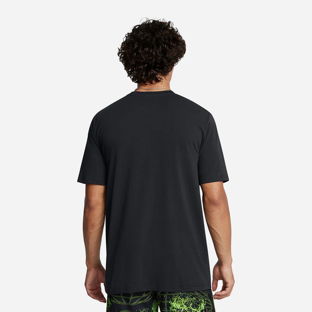 Under Armour Mens Curry Logo Trend Tee - Black