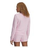 Under Armour Womens Rival Terry Crew - Prime Pink/White