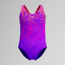 Speedo Girls Digital Placement Splashback - Indigo Glow