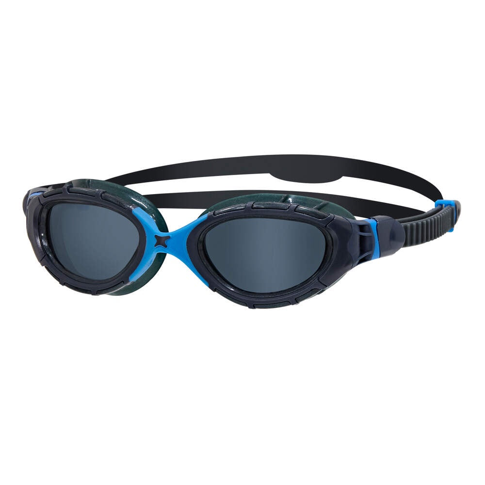 Zoggs Predator Flex Goggles - Grey Blue/Tint Smoke