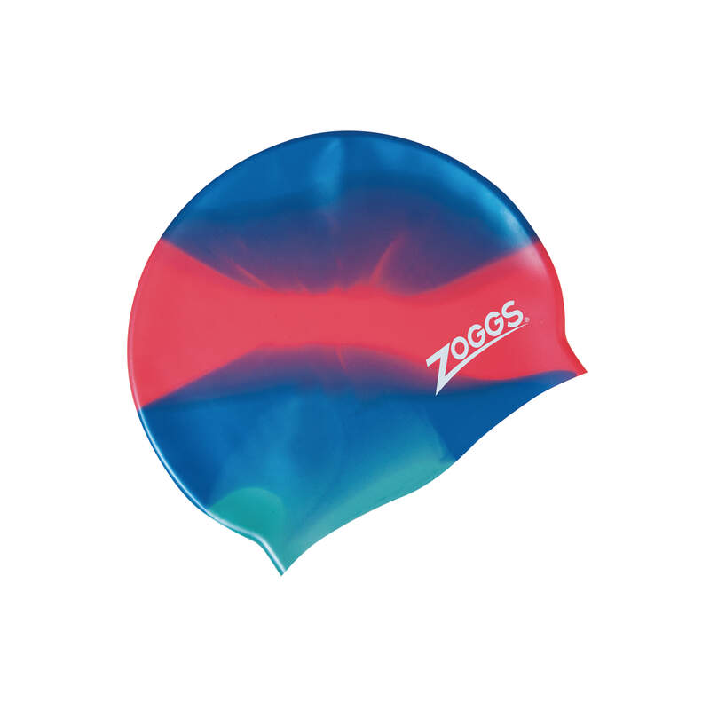 Zoggs Junior Silicone Multi Colour Swim Cap - Assorted Colours
