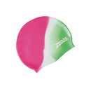 Zoggs Junior Silicone Multi Colour Swim Cap - Assorted Colours