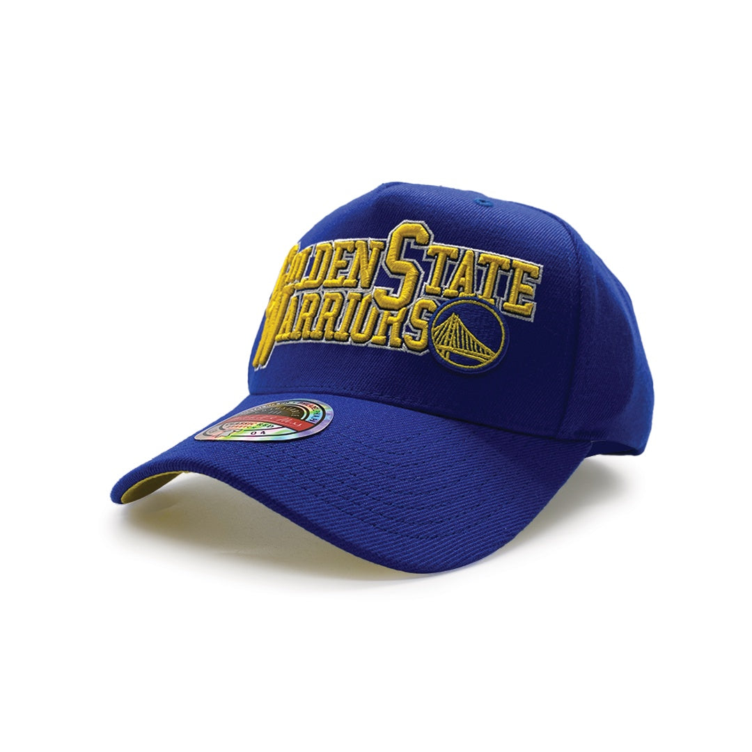 Mitchell & Ness NBA Golden State Warriors Interlocked Crown Snapback Cap