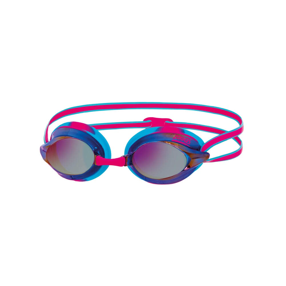 Zoggs Racespex Mirror Goggles - Blue/Pink/Mirrored Blue
