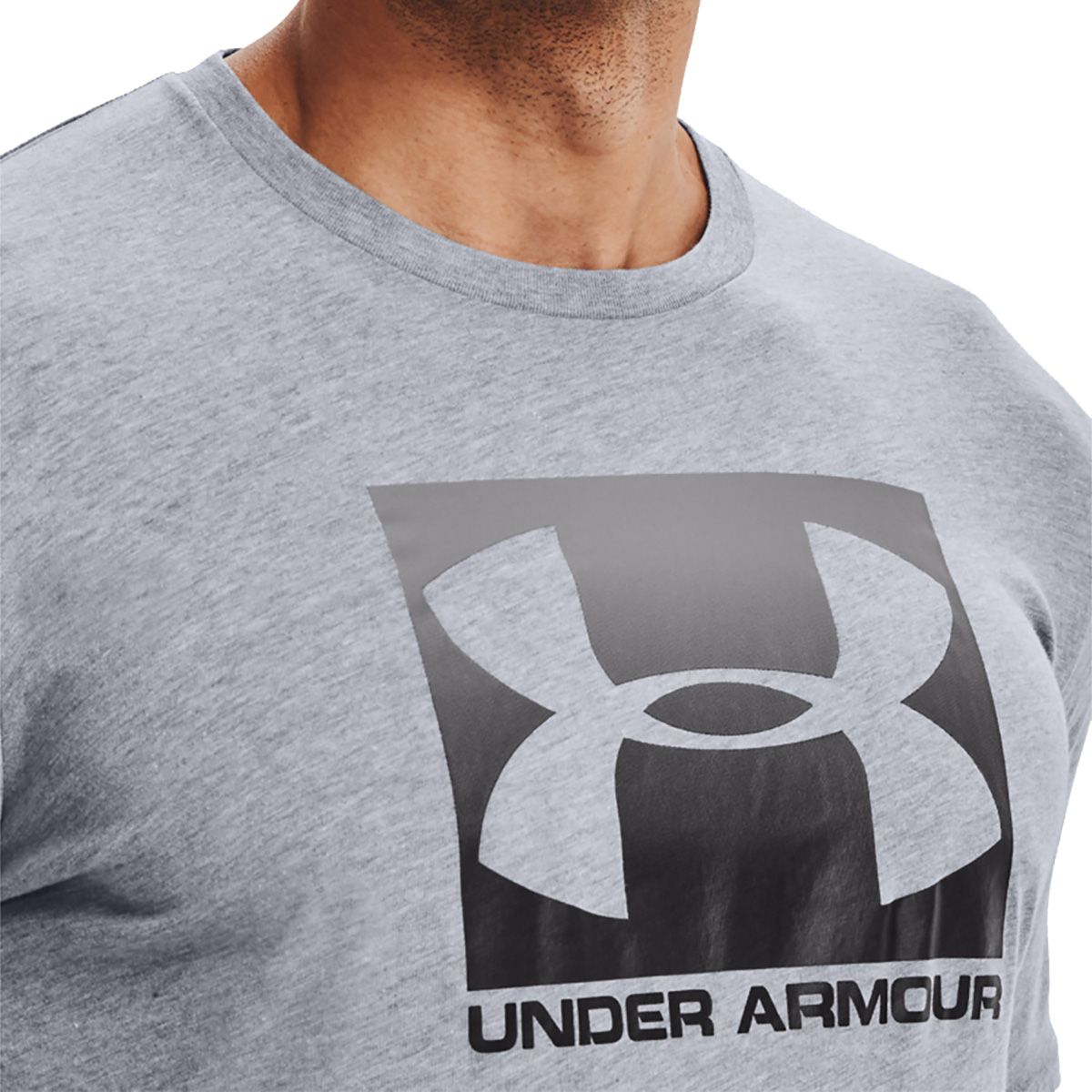 Under Armour Mens Boxed Sportstyle Tee - Steel