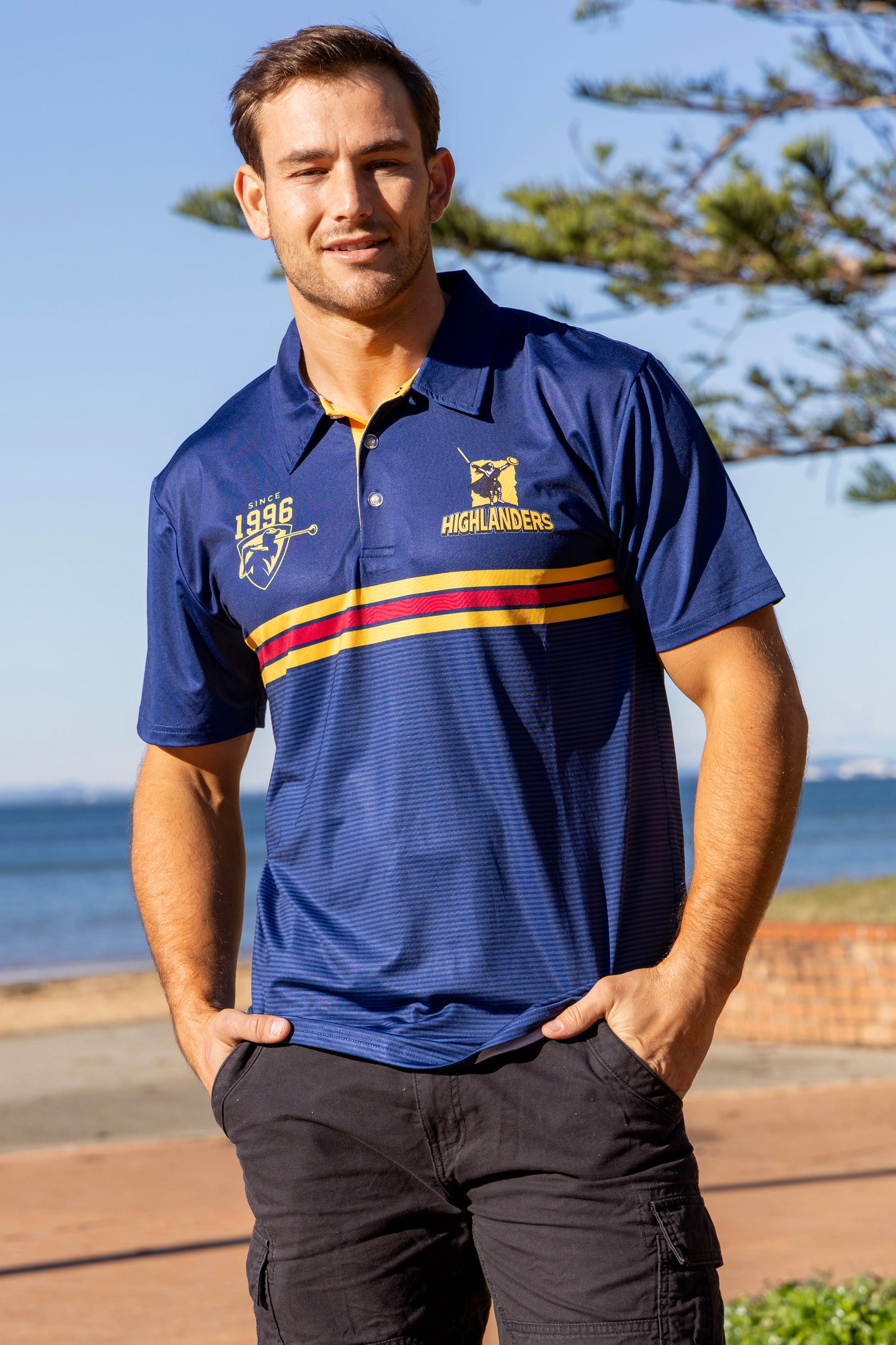 NZ Highlanders 'Sandman' Golf Polo