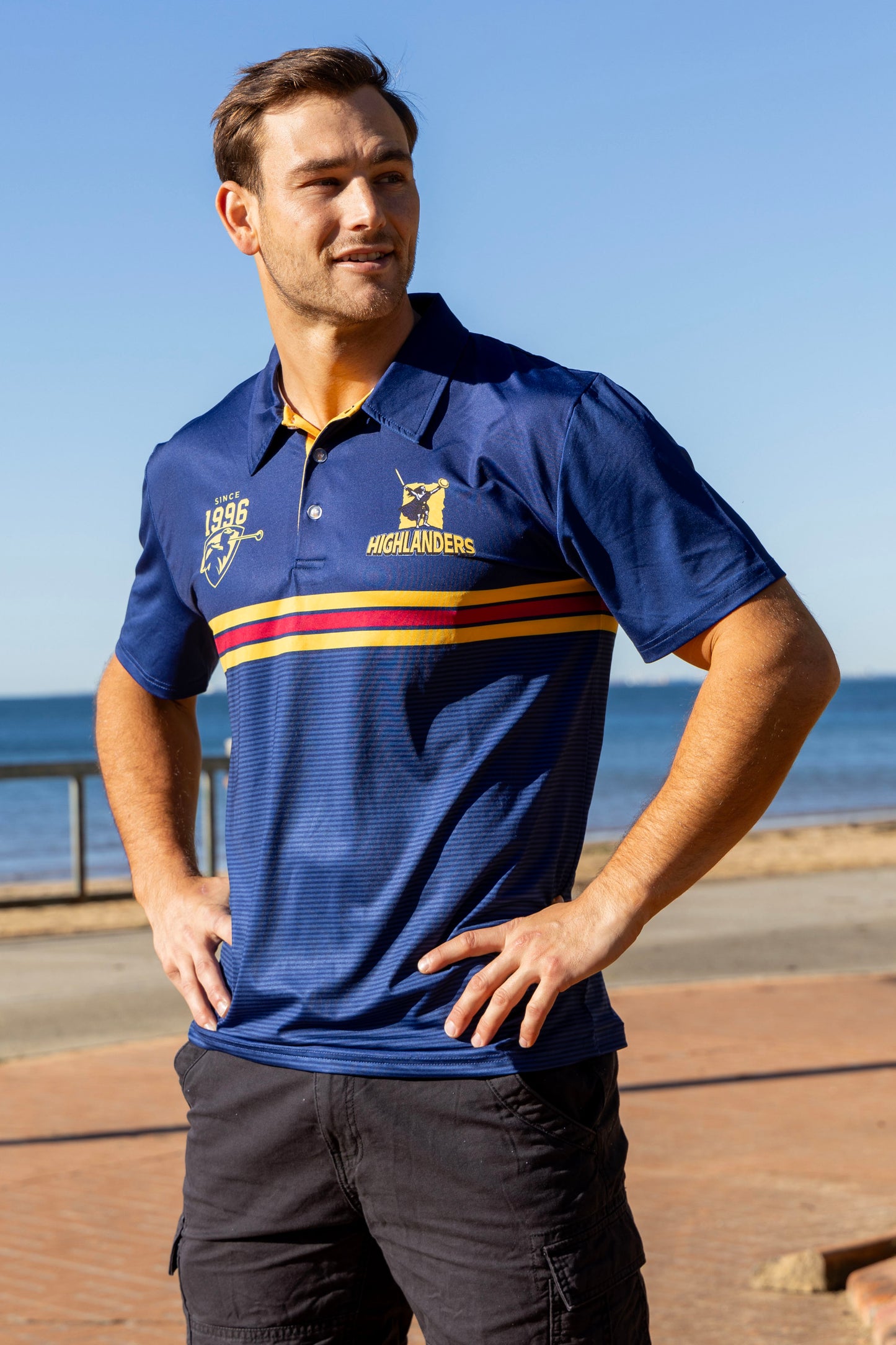 NZ Highlanders 'Sandman' Golf Polo