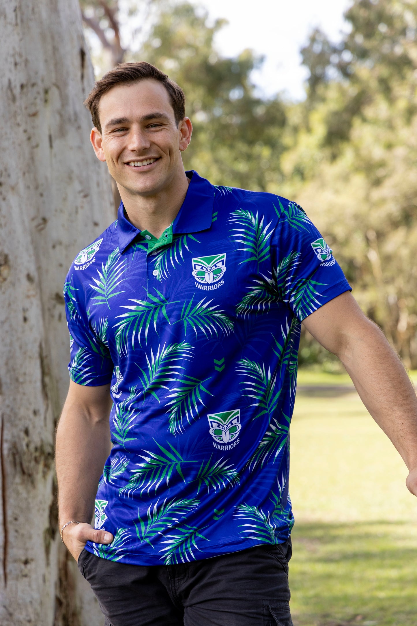 NRL Warriors 'Palm Beach' Golf Polo