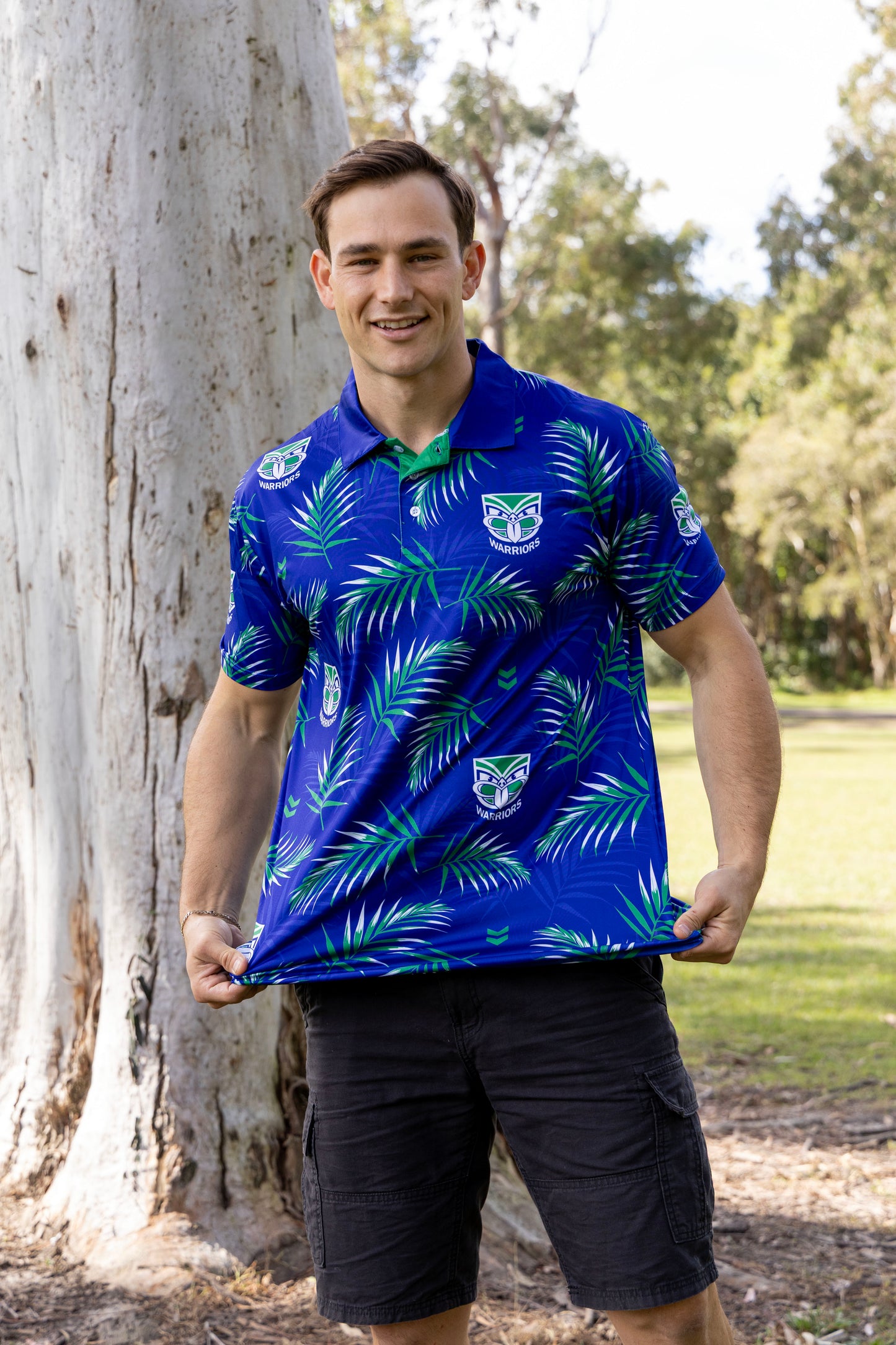 NRL Warriors 'Palm Beach' Golf Polo