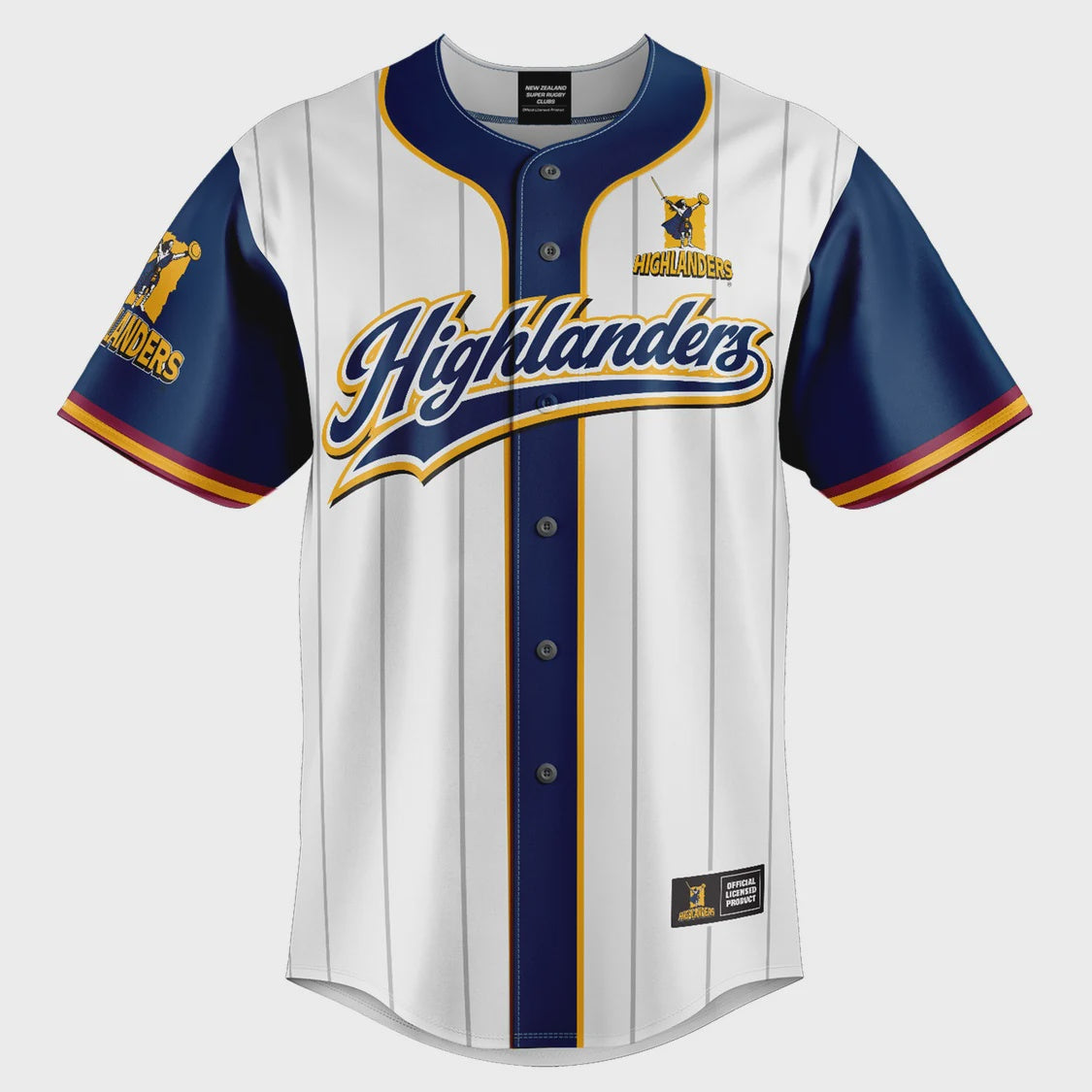 NZ Highlanders 'Shortstop' Baseball Shirt