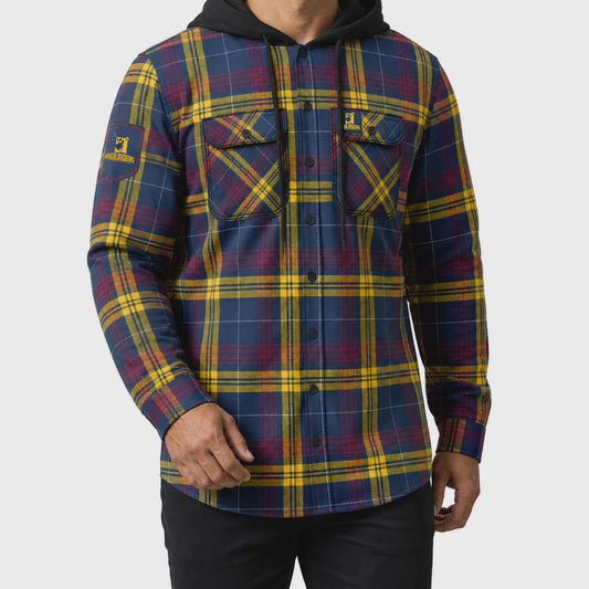 NZ Highlanders Hooded Flannel Shirt