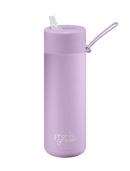 Frank Green 20oz Stainless Steel Ceramic Reusable Bottle with Straw Lid - Lilac Haze
