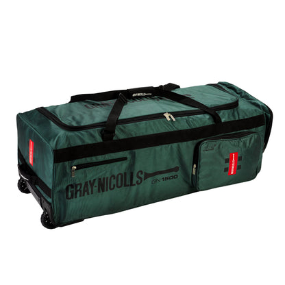 Gray Nicolls GN 1500 Cricket Wheel Bag - Green